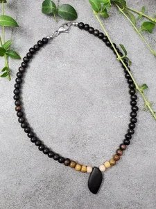 Unity Necklace – Onyx Protection Necklace • Grounding Energy • Strength, Love & Allyship Jewelry product image (1)