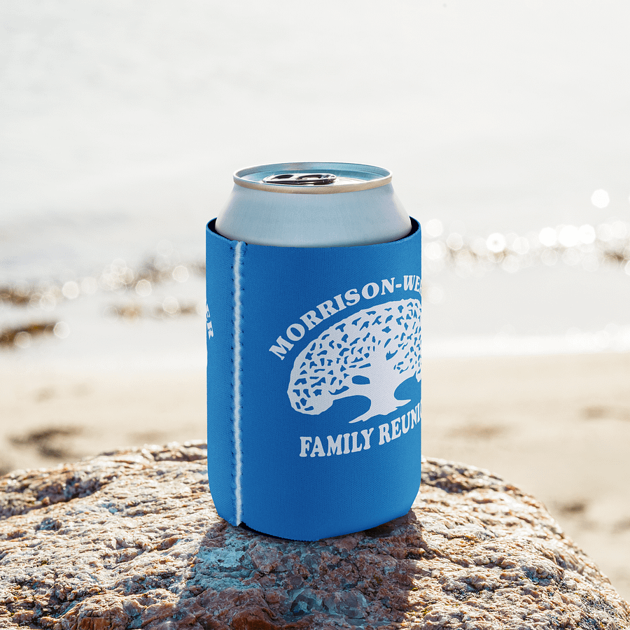 "Morrison-Werner Family Tree" Can Coozie (Blue) product image (8)