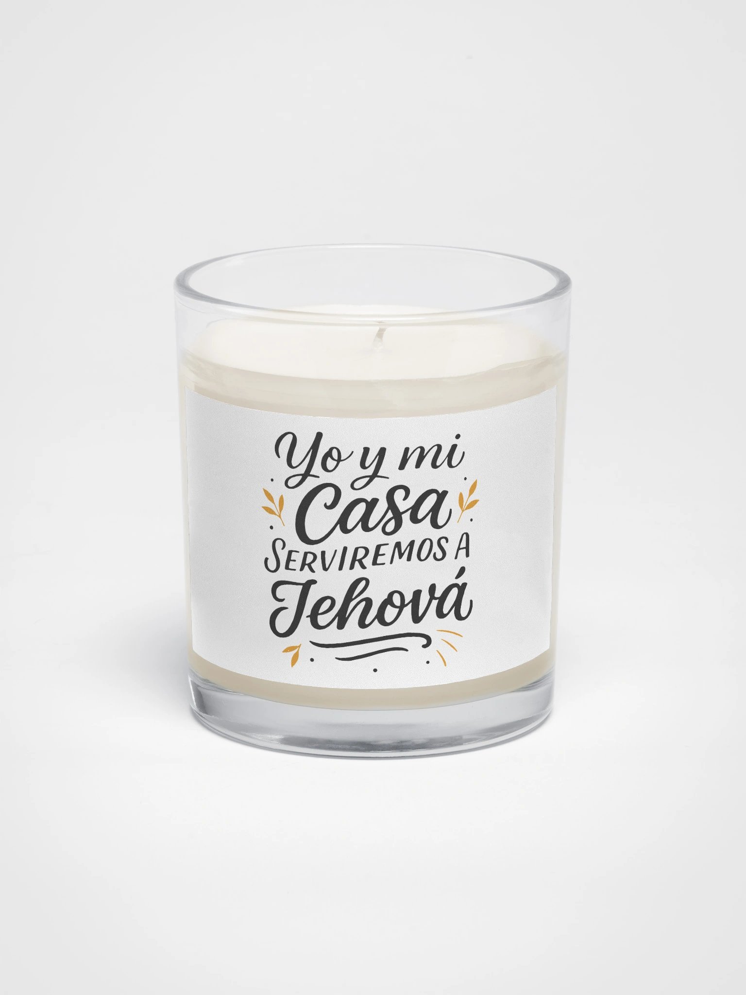 Christian Candle (Spanish) – Joshua 24:15 product image (1)