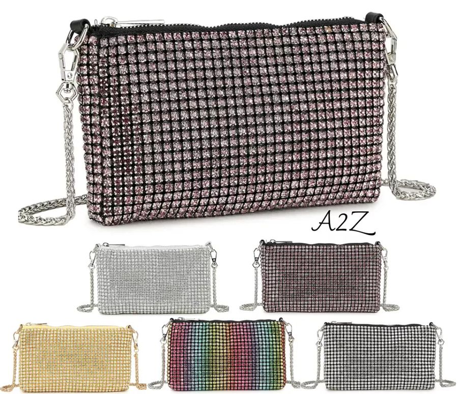 Women's Sparkly Diamante Clutch Bag Wedding product image (1)