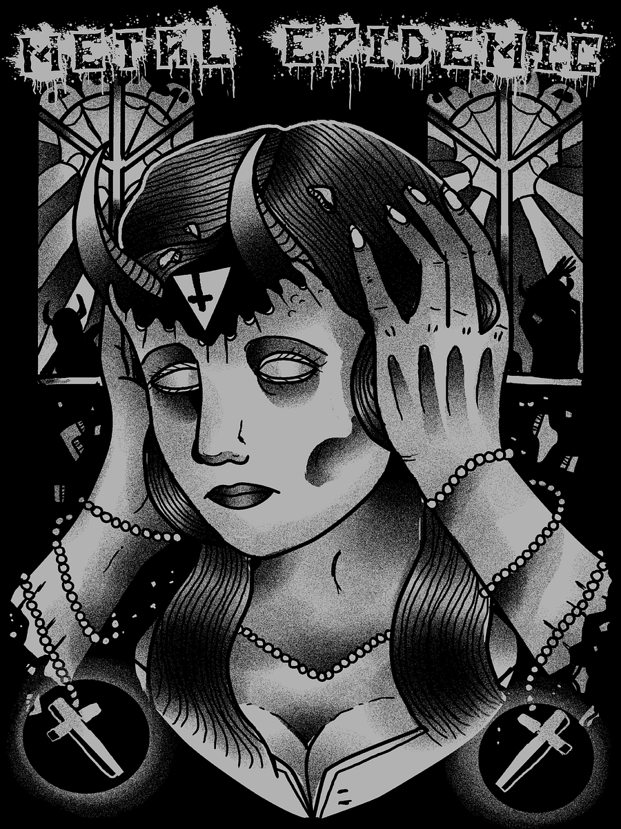 Metal Epidemic Demoness T-Shirt product image (9)
