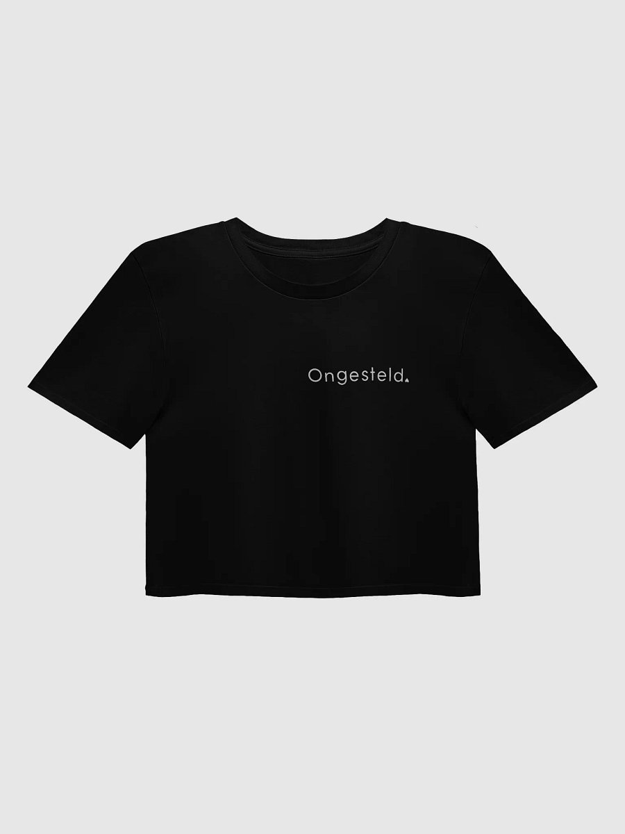 Ongesteld- Croptop Zwart product image (1)