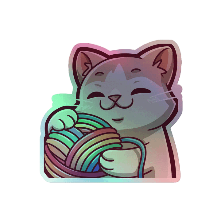 Holo Yarn Sticker product image (2)