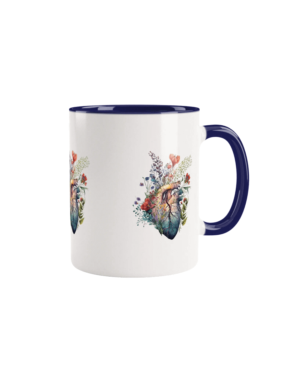Floral Anatomy Heart Mug – Botanical Gift for Heart Care Heroes product image (3)