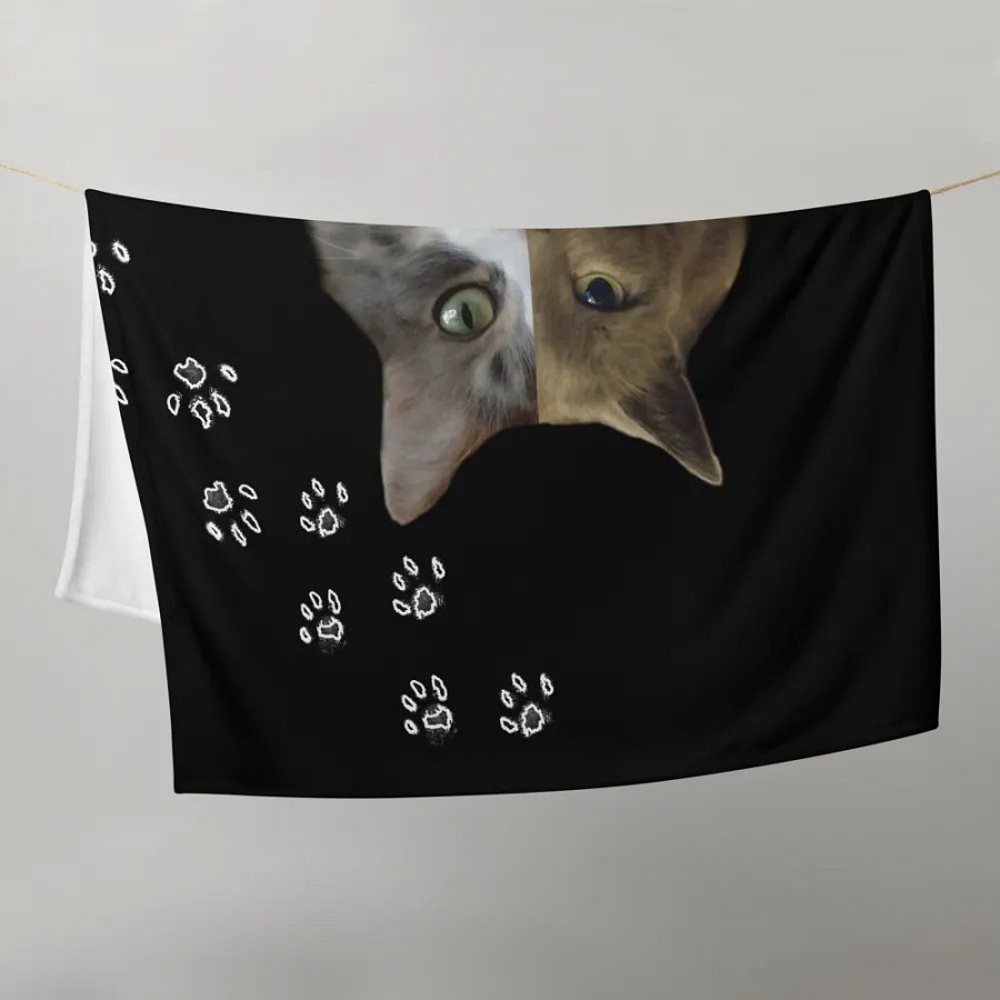Domestic Purr Machines Throw (50″ × 60″) product image (9)
