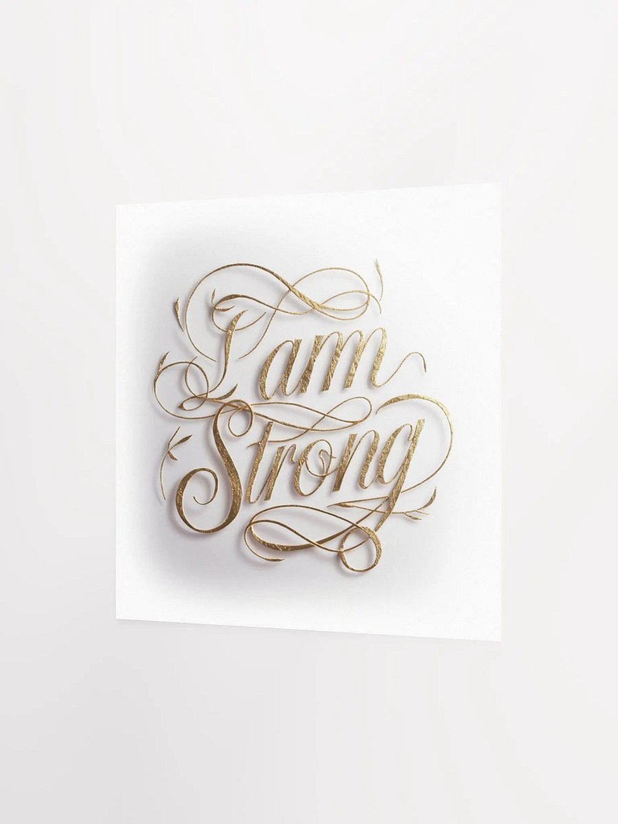Self-Love Affirmation Art for Goal Manifestation and Self-Care - I am strong product image (3)