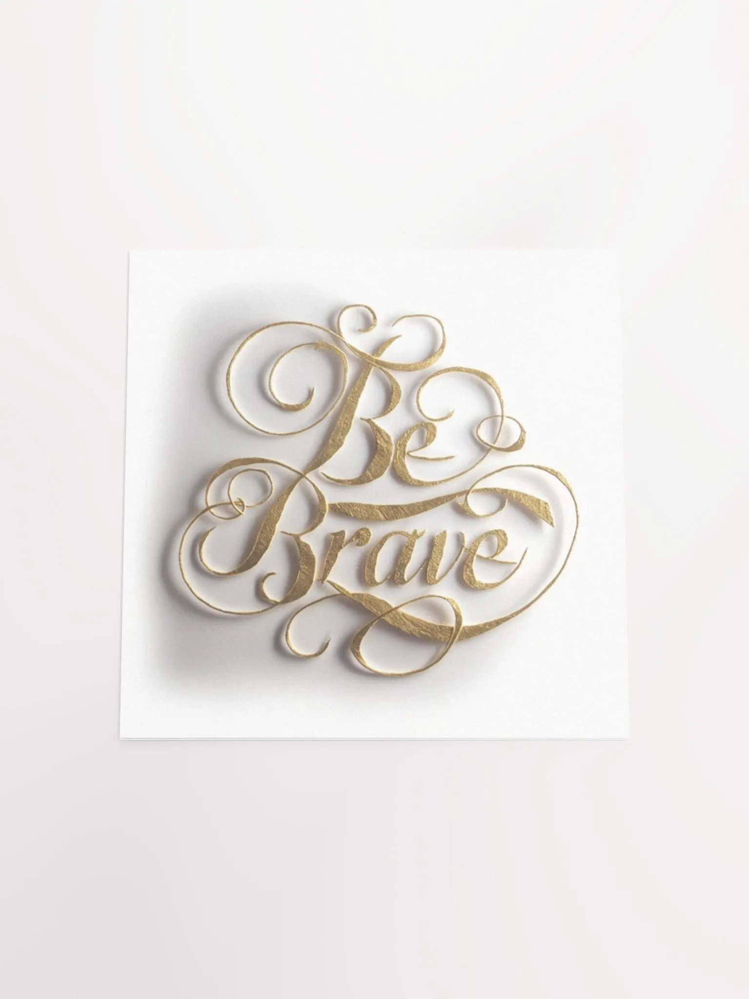 Be Brave - Self-Love Positive Affirmation, Inspirational Wall Art product image (5)