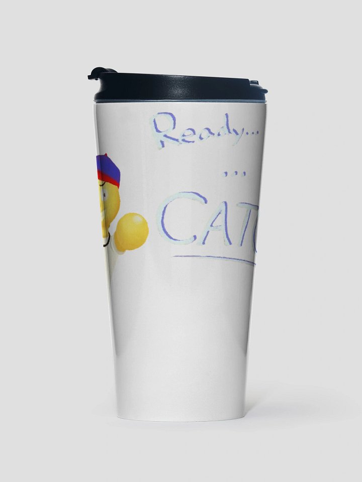 Ready... ... CATCH! Coach Dribble All-Over-Print Travel Mug product image (1)