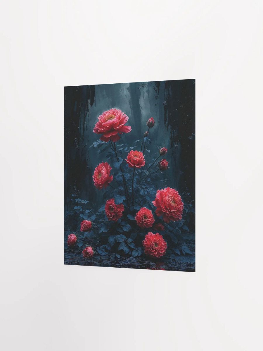Ethereal Crimson Blooms Poster product image (9)