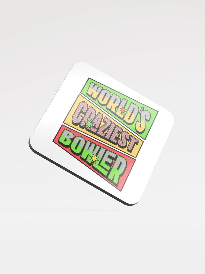 Worlds Craziest Bowler Comic Coaster product image (1)