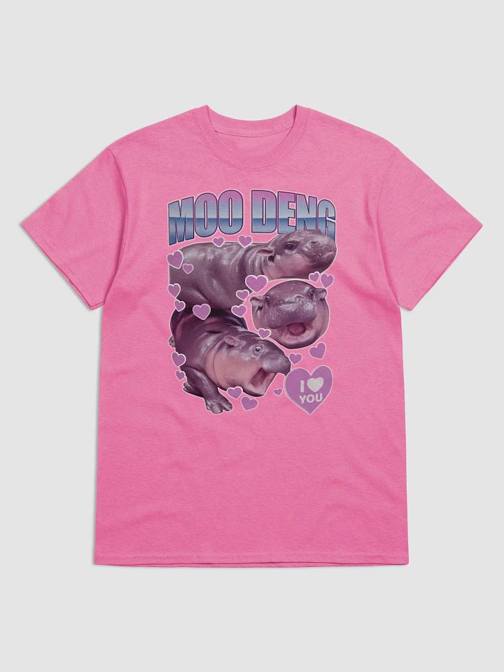 Moo Deng Cute Baby Hippo Tshirt product image (1)