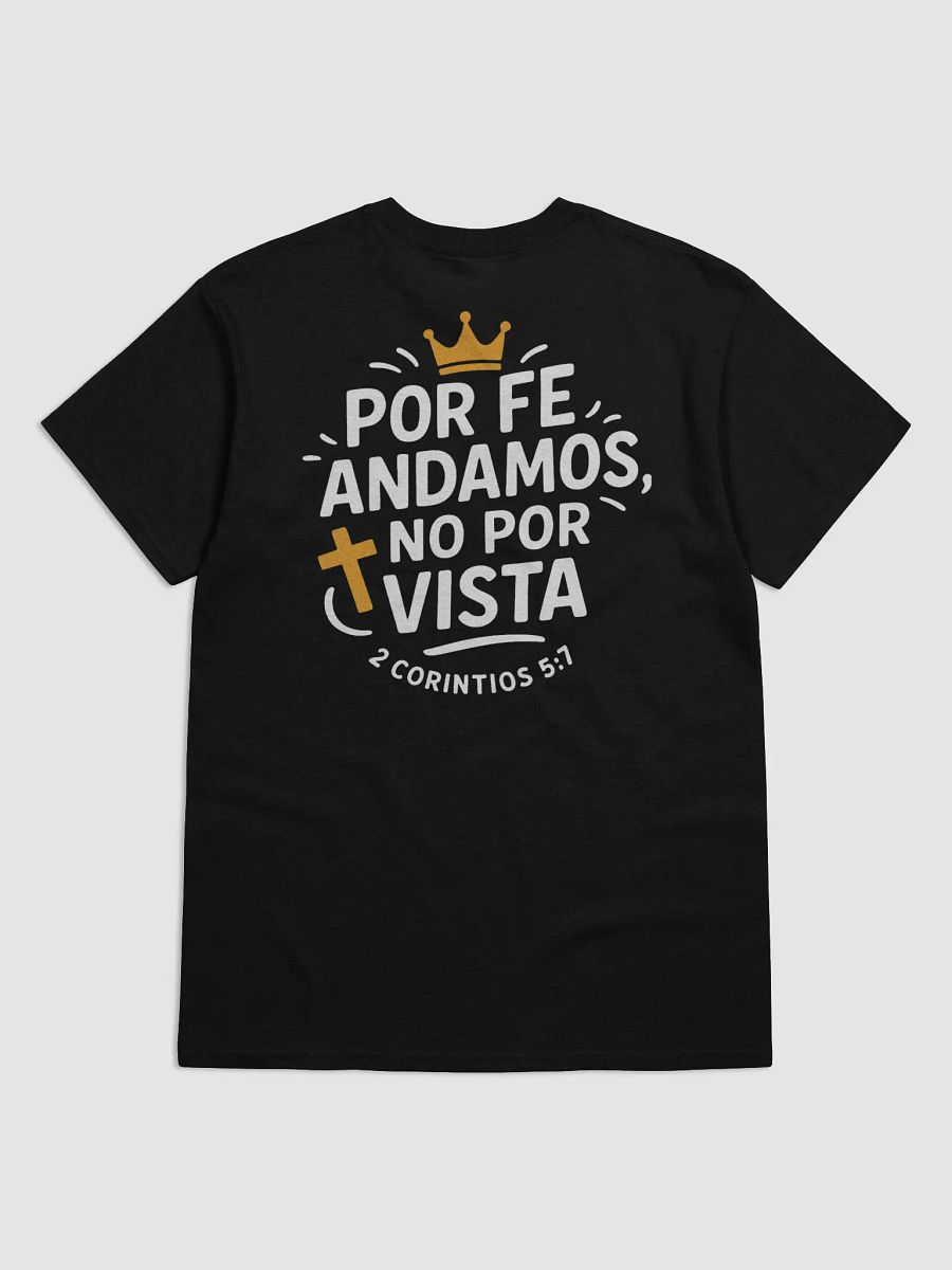 Camiseta Unisex Manga Corta | Por fe andamos no por vista product image (6)