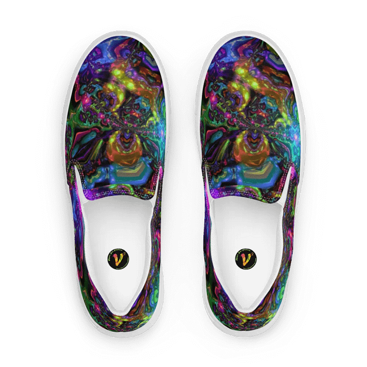 Starry Night Men's Canvas Slip On Shoes product image (1)