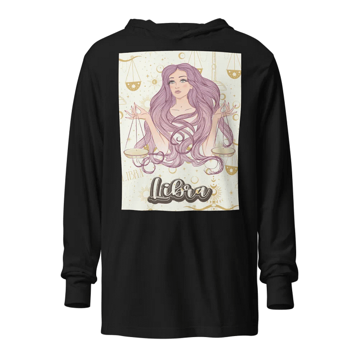 Libra Uni-Sex Hooded Tee product image (1)
