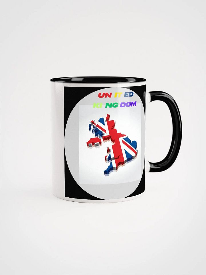 Ceramic Mug with Color Inside UK Map product image (1)