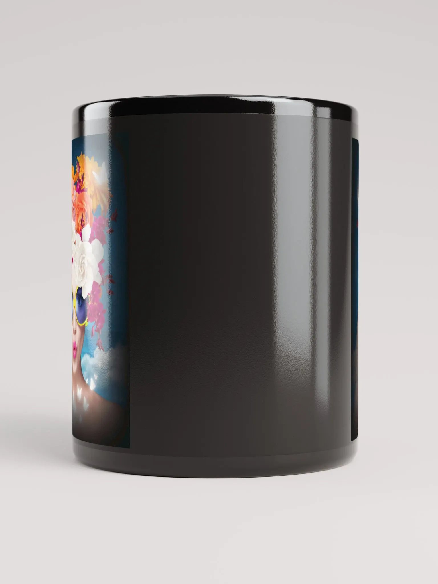 Butterfly Bloom Surprise Mug, Image on both sides product image (9)