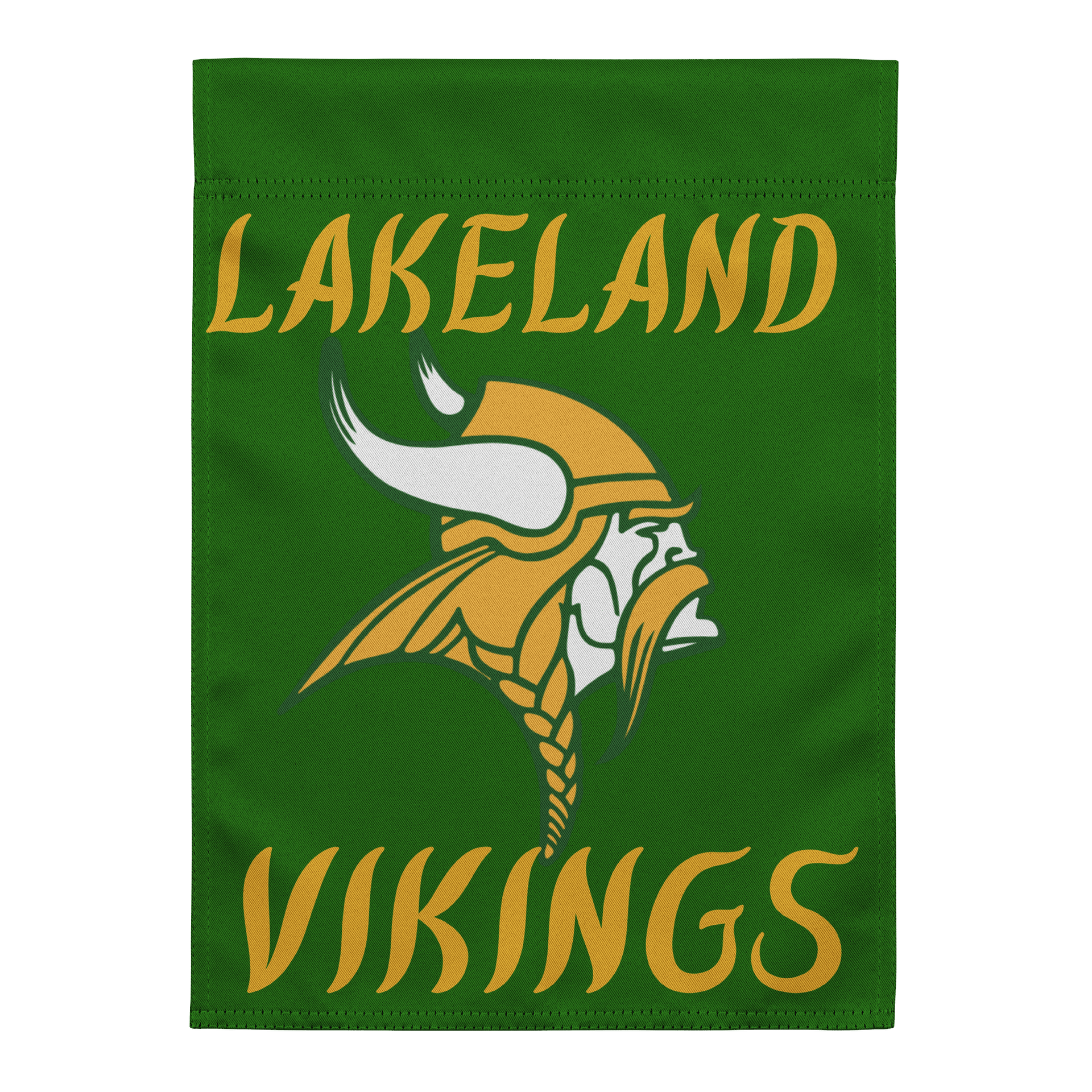 Lakeland Vikings Garden Flag – School Colors Outdoor Spirit Flag with Viking Mascot product image (1)
