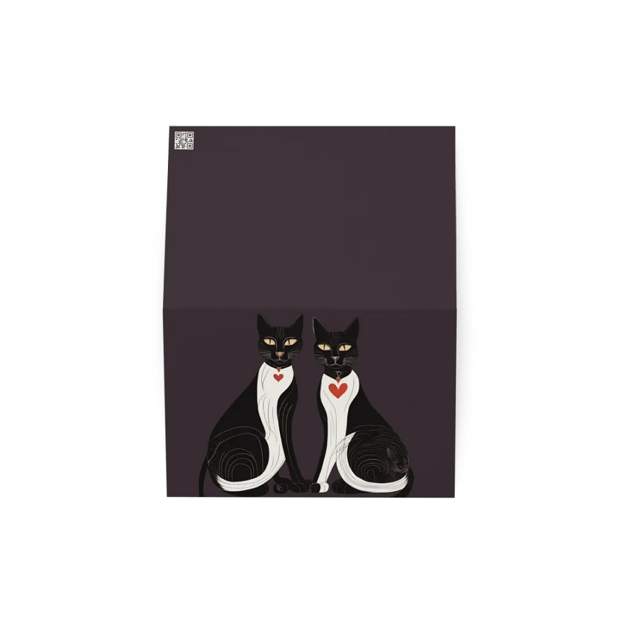BLACK & WHITE TUXEDO LOVE CATS product image (3)