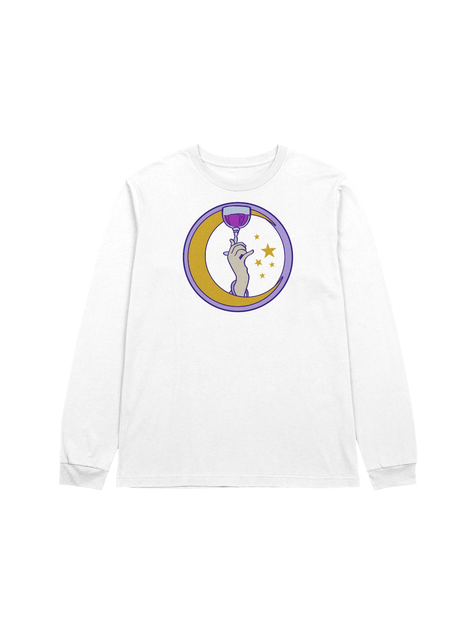 Toasting the Moon Long Sleeved Tee - Light product image (1)