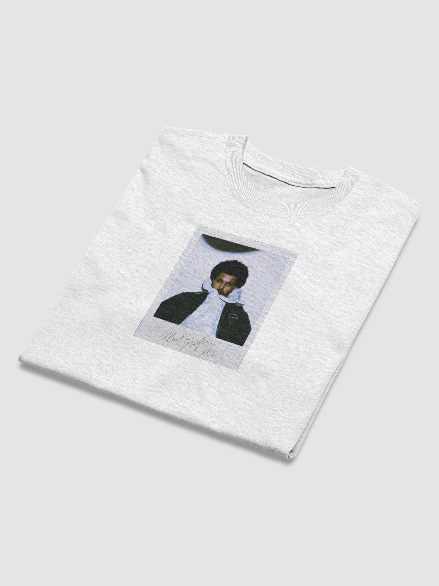 The Weeknd Polaroid with Signature T-shirt product image (3)