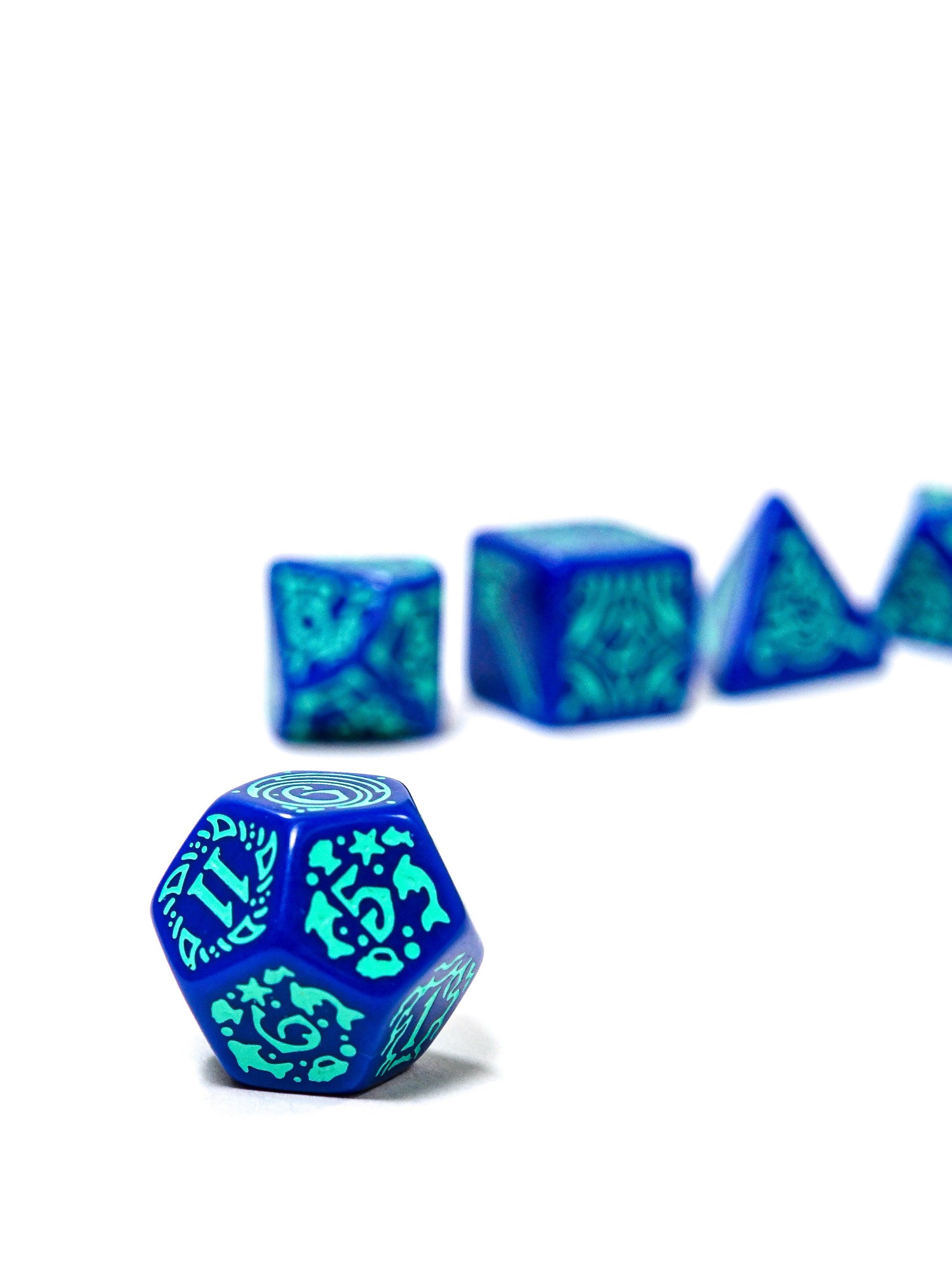 Gillion Dice Set 7pcs - Riptide Character Dice product image (5)