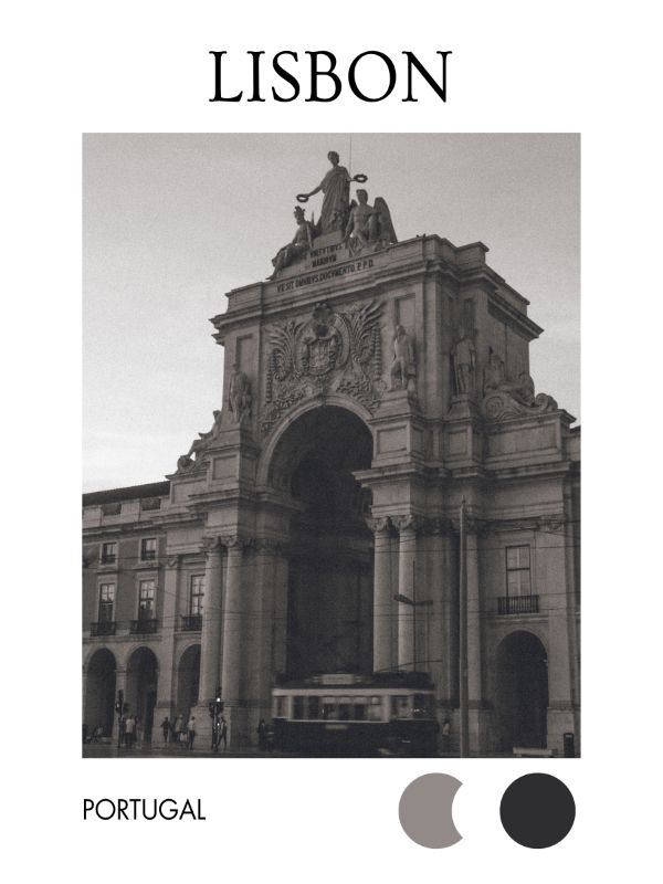 Arco da Rua Augusta - Black & White / Digital product image (1)