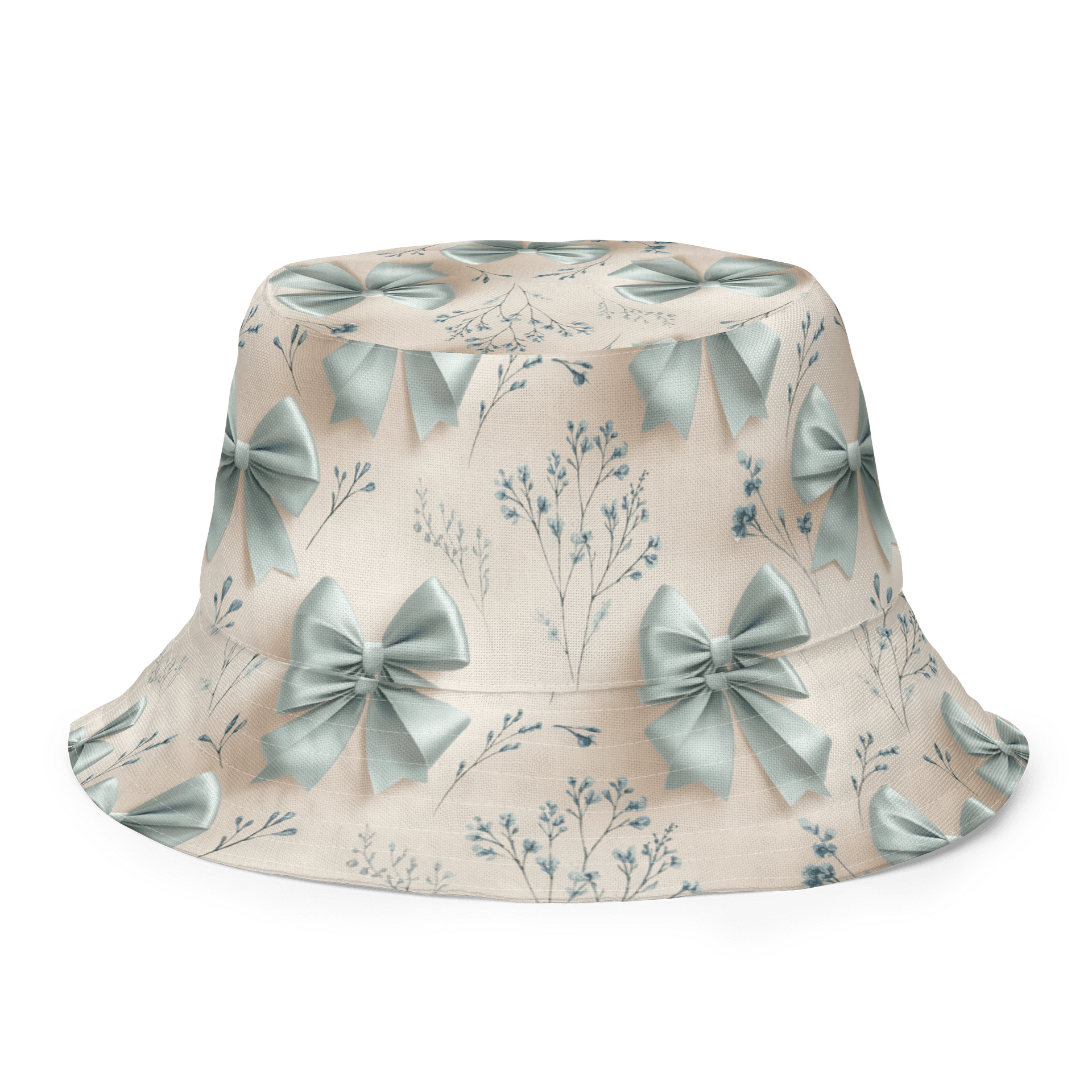 Reversible Bucket Hat – Something Blue Bows product image (8)