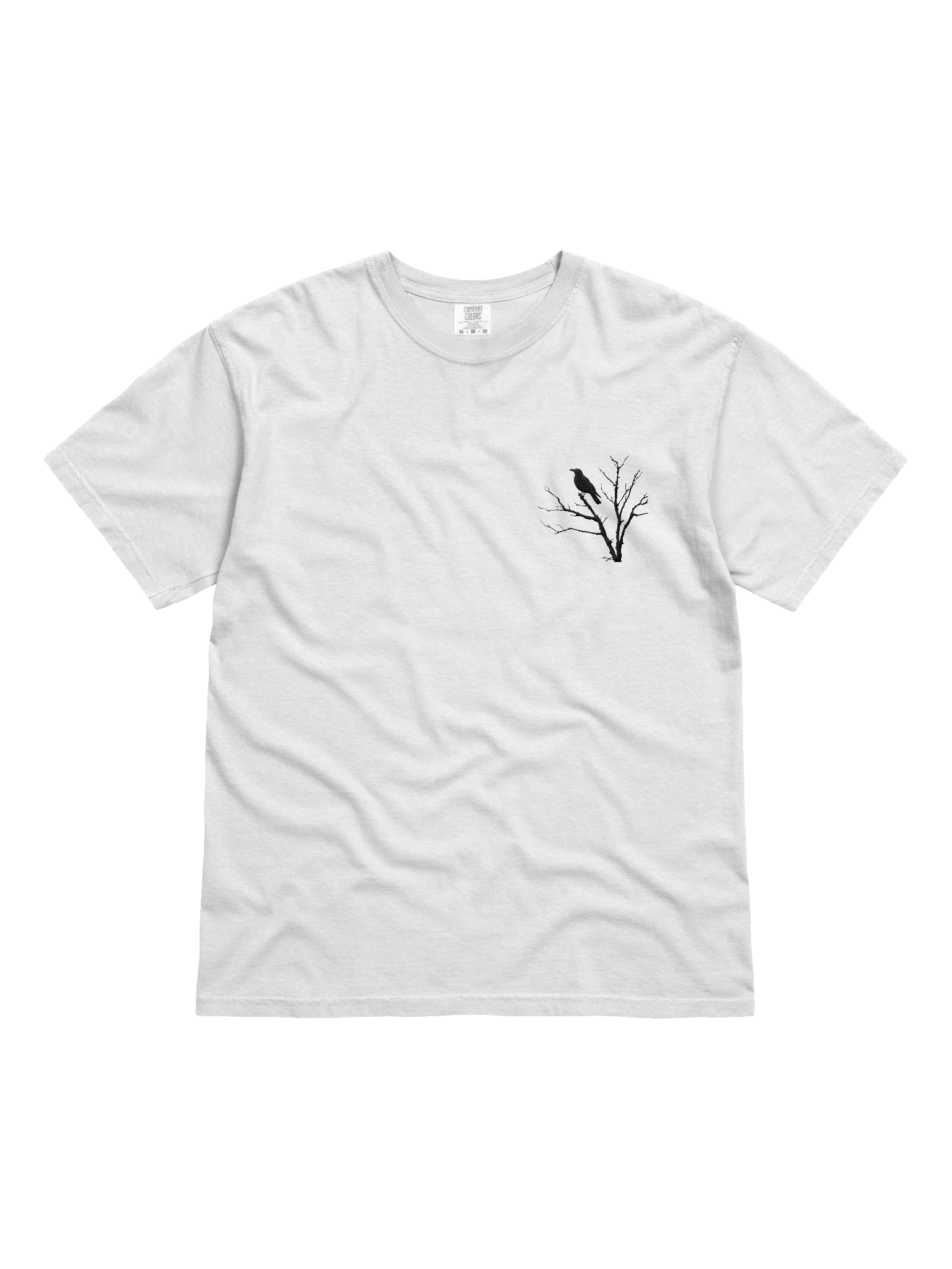 The Watcher - Raven on Branches Embroidered T-Shirt product image (2)