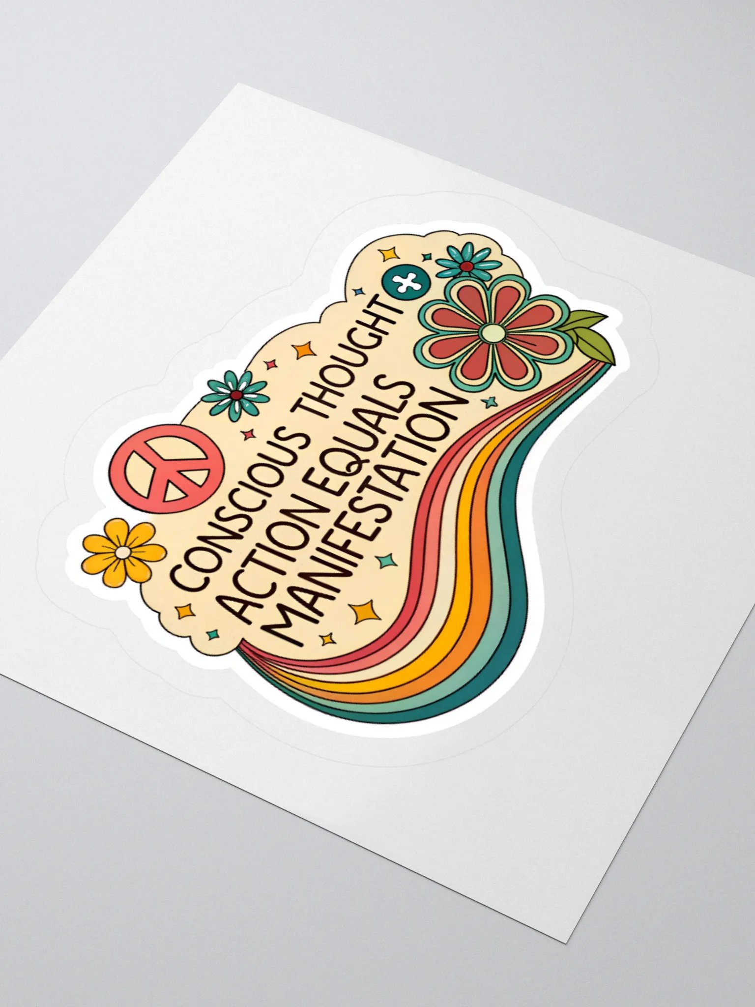 Conscious Manifestation Kiss Cut Stickers product image (11)