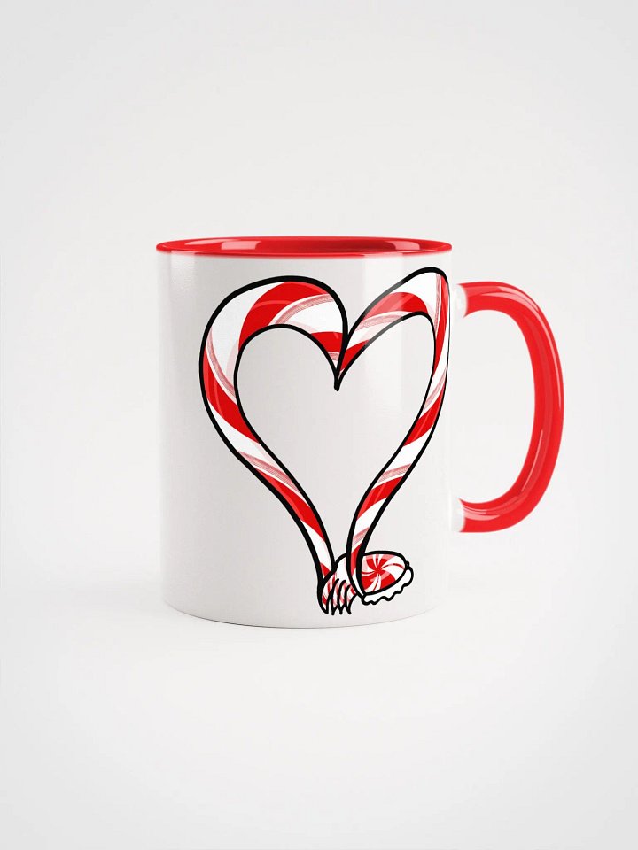 Candycane Tentacle Heart double sided- color mug product image (41)
