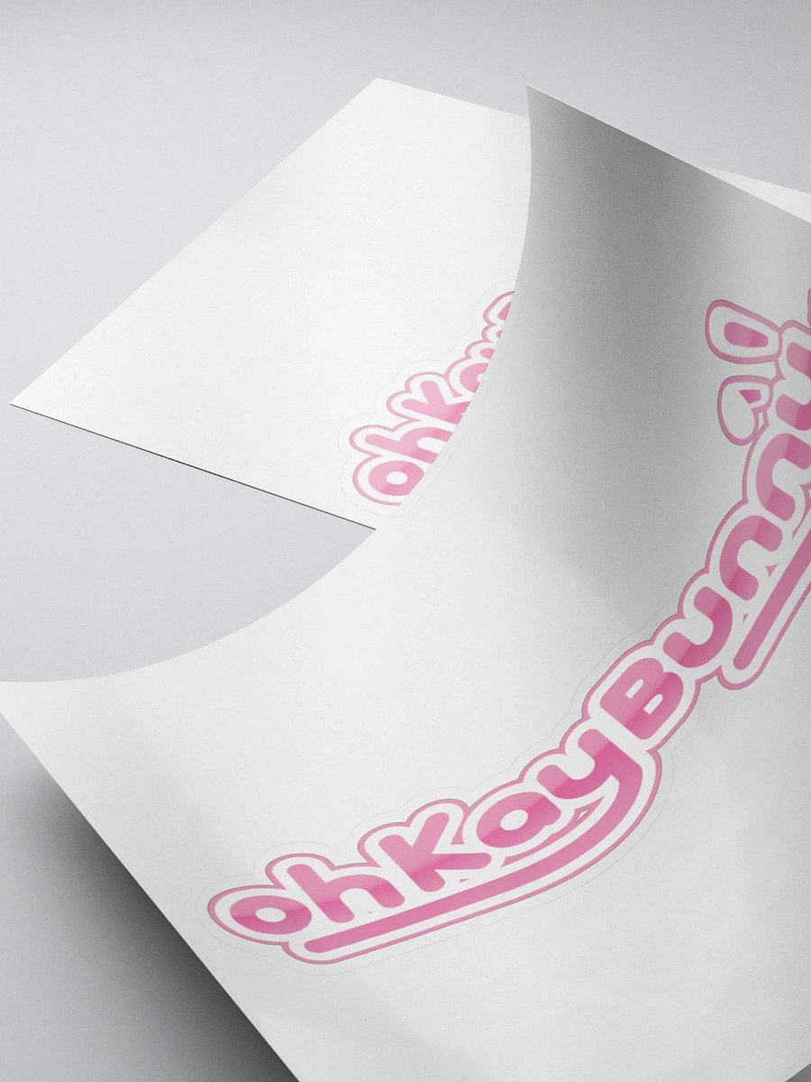 ohKayBunny Logo Sticker product image (4)