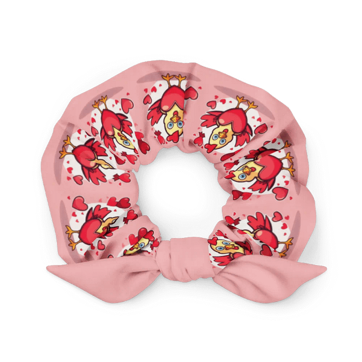 Heartfelt Chickens All-Over Print Scrunchie product image (1)