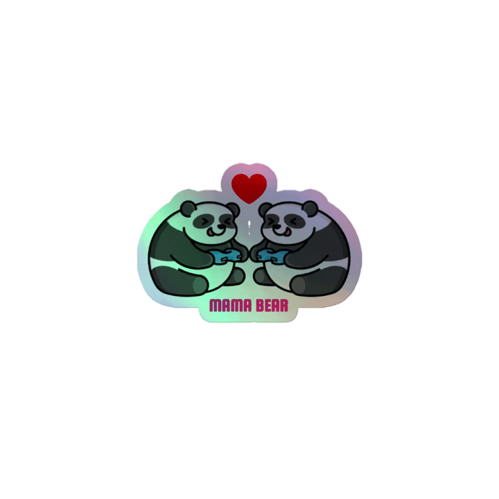 Mama Bear Holographic Sticker product image (1)