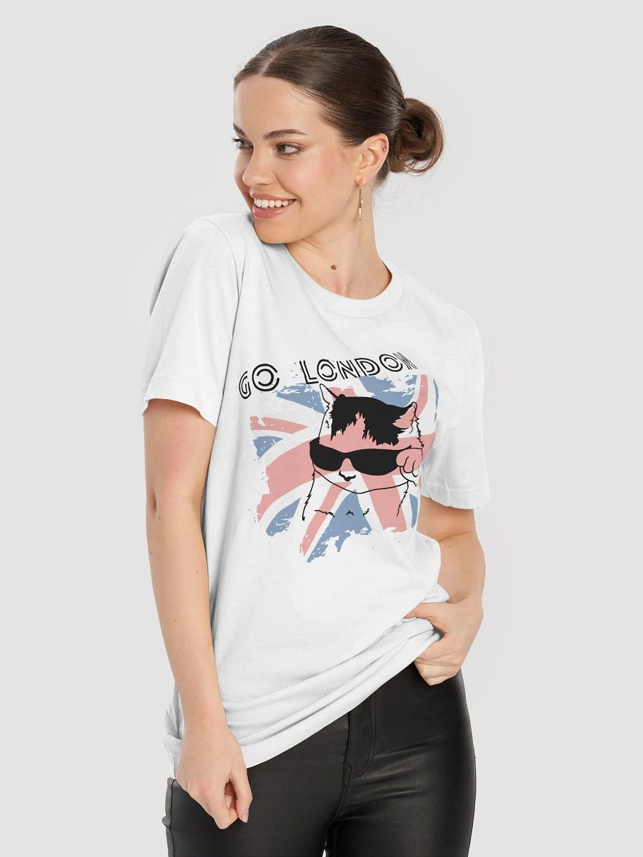 Go London Tee | Cool Cat in the UK T-Shirt product image (4)