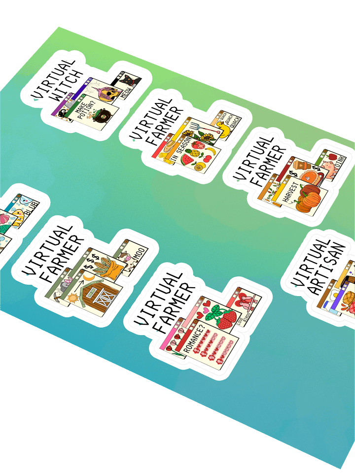 Virtual Farmer Sticker Sheet product image (2)