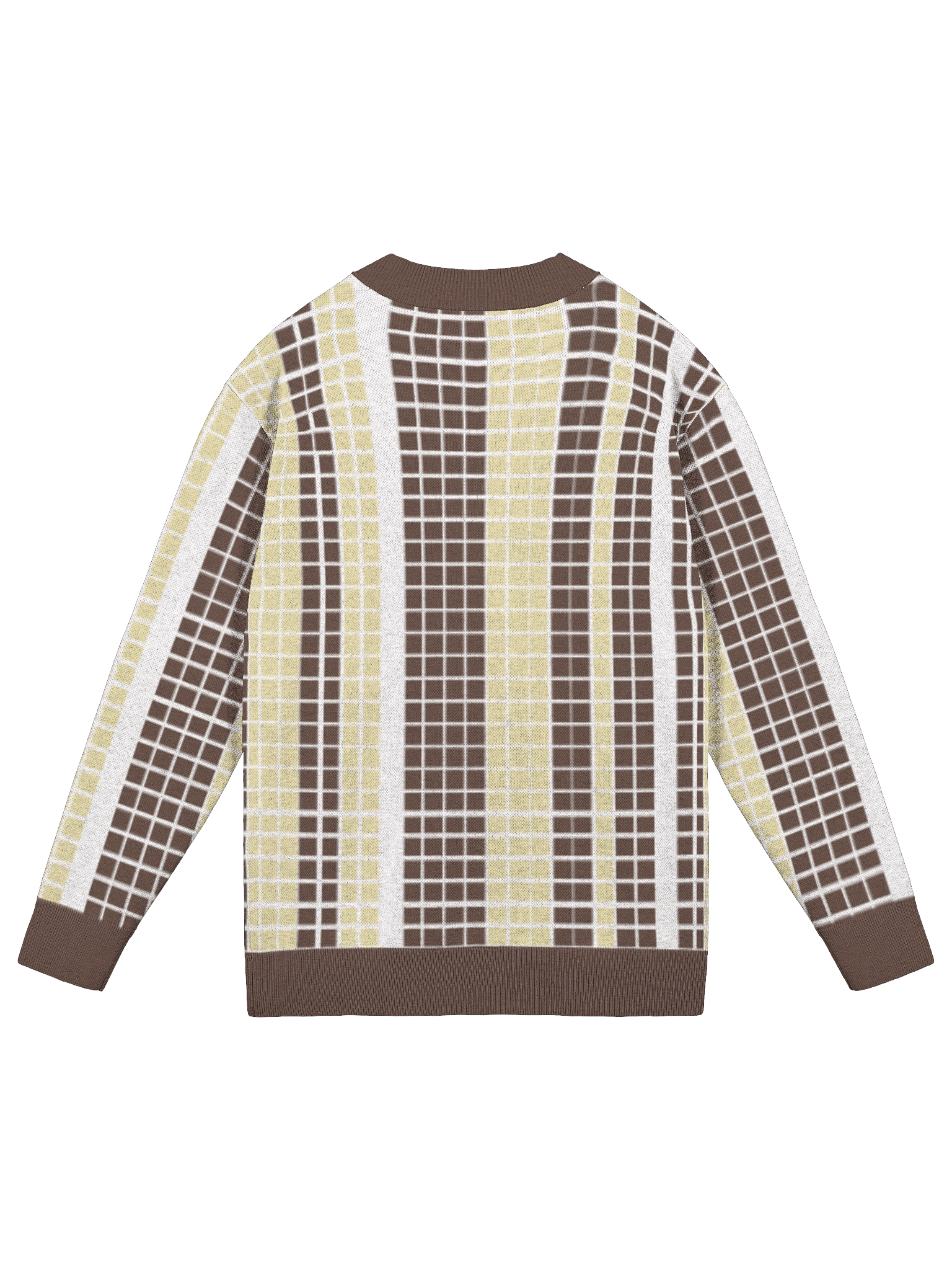 Checkered Fusion Knit Cardigan product image (8)