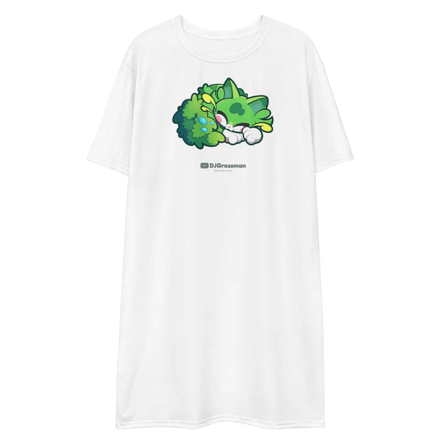 Sleeping Chloe • T-shirt Dress (White) product image (1)