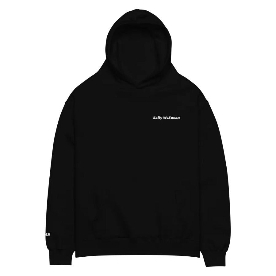 Embroidered SMS Hoodie - White product image (3)