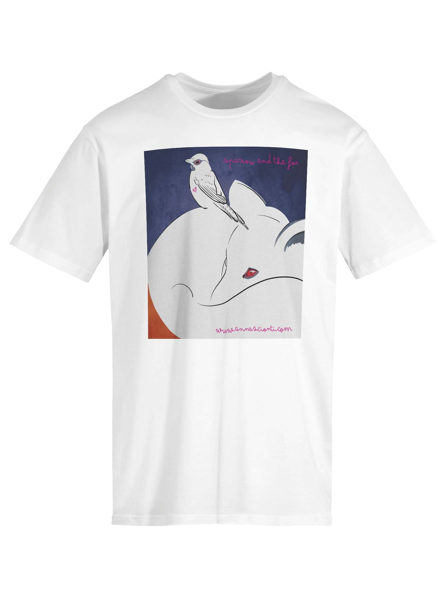 Sparrow And The Fox - White Tee product image (5)