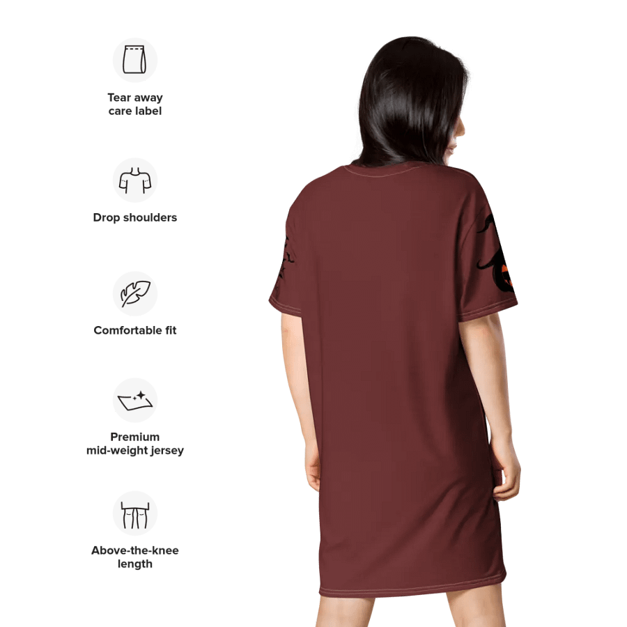 Whimsical Witch All-Over T-Shirt Dress product image (10)