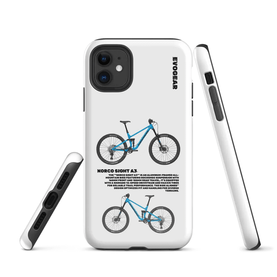 White Sight A3 iPhone Case product image (1)