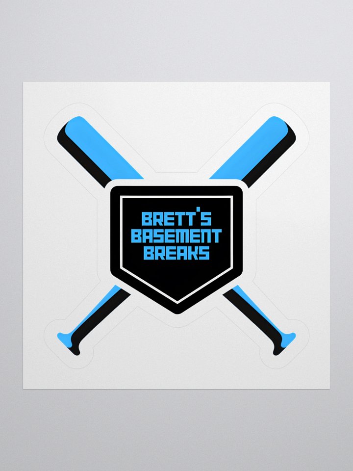 BRETT'S BASEMENT BREAKS Logo Kiss Cut Stickers product image (2)