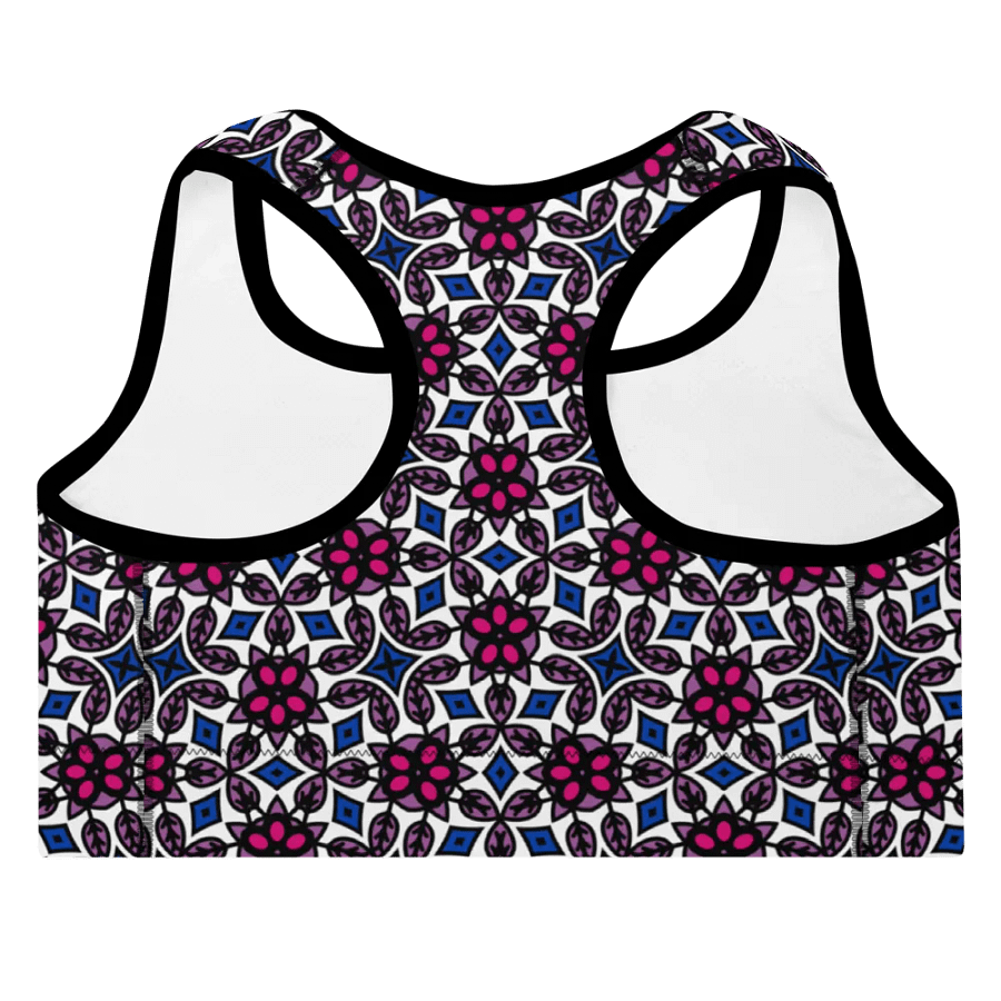 Bi Abstract (2) - Padded Sports Bra product image (4)