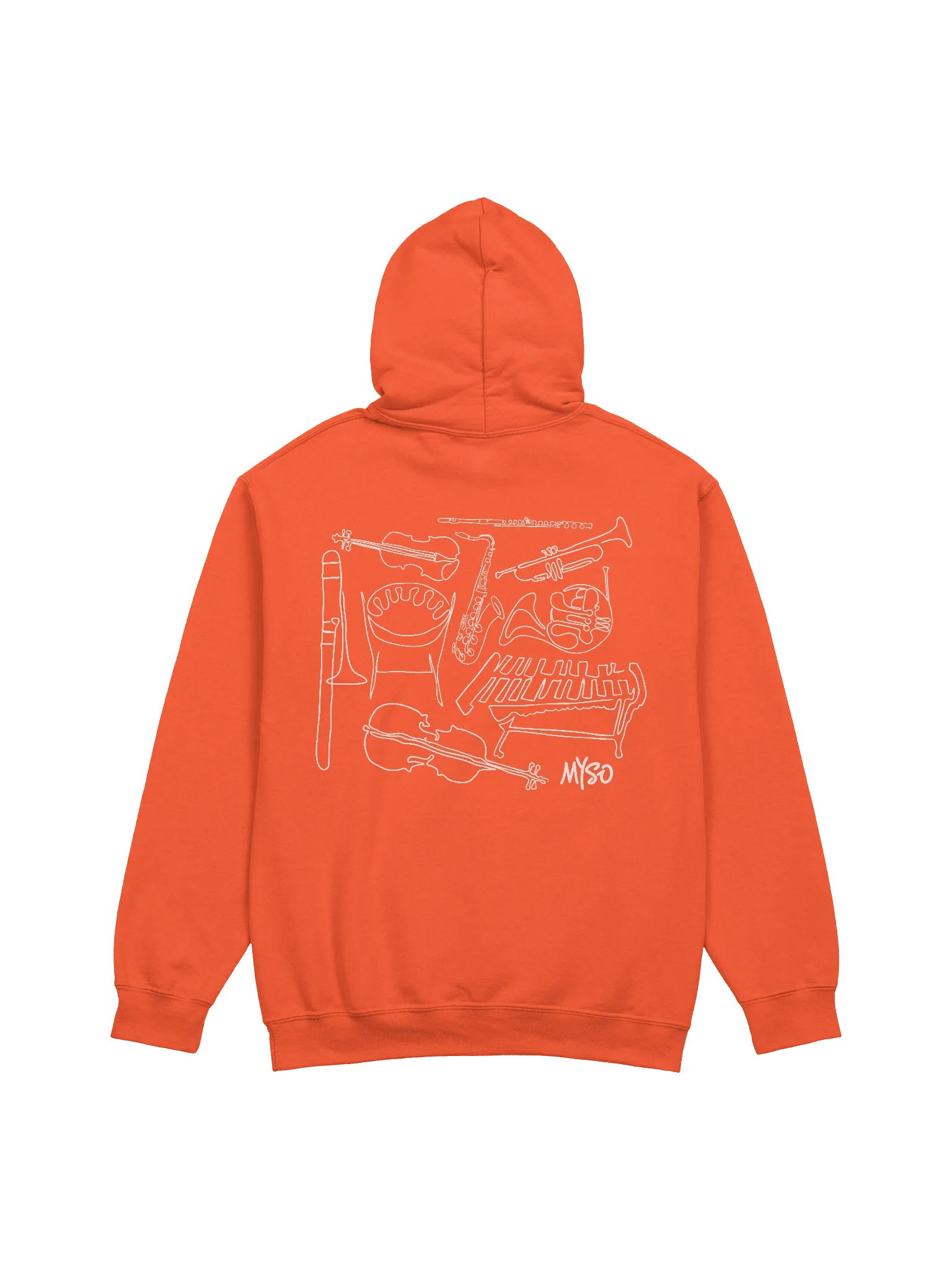 MYSO Orange Instrument Hoodie product image (2)