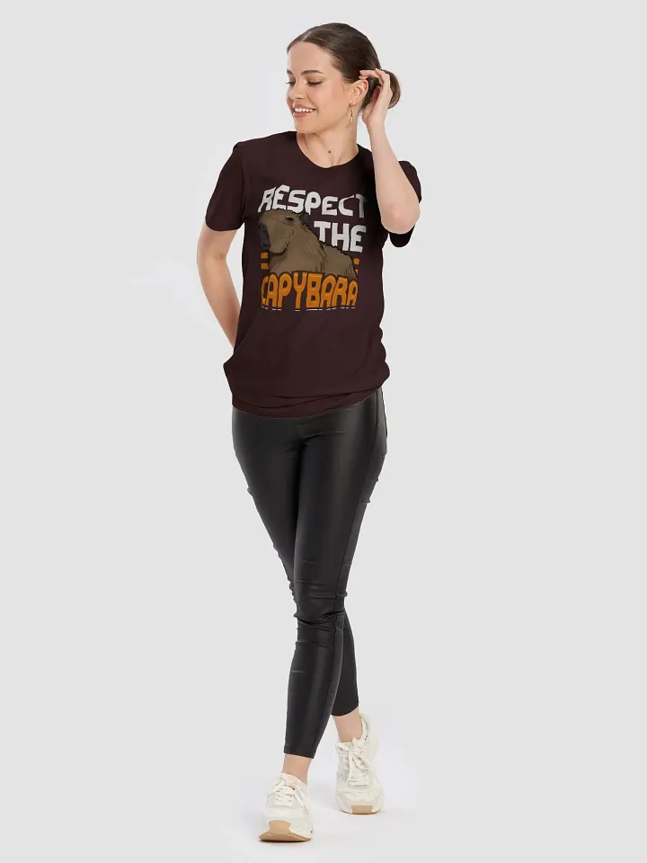 Respect the Capybara T-Shirt – Perfect for Animal Lovers and Trendy Styles product image (2)