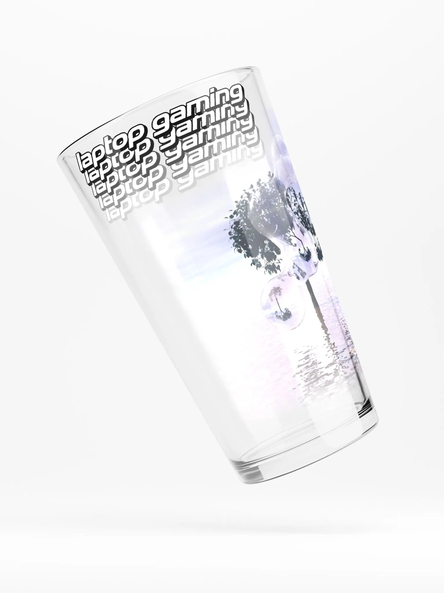 Laptop gaming Y2K PINT GLASS product image (4)