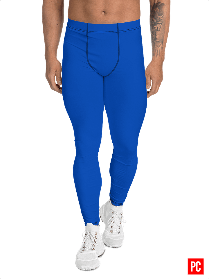 Plain Color Absolute Blue Leggings product image (1)