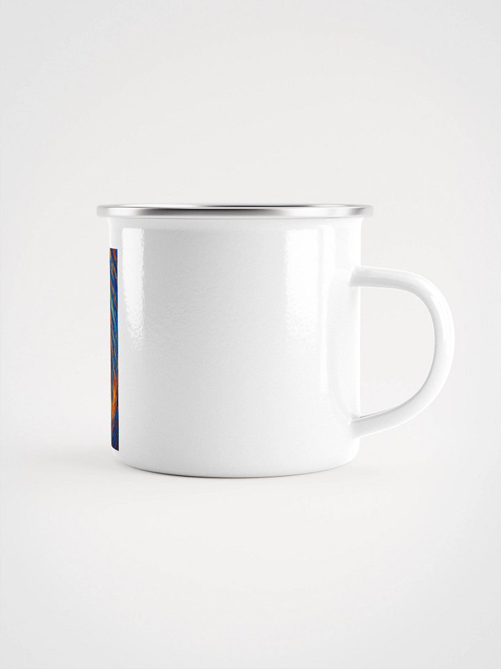my heart is a hellbomb Enamel Mug product image (1)