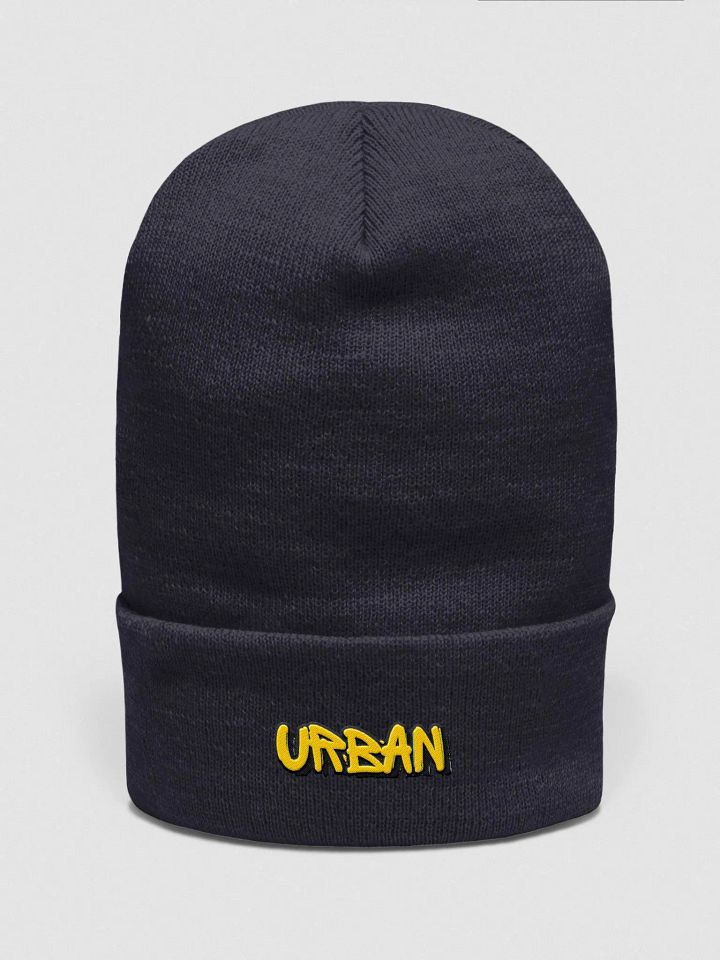 Graffiti Gold Cuffed Beanie product image (27)
