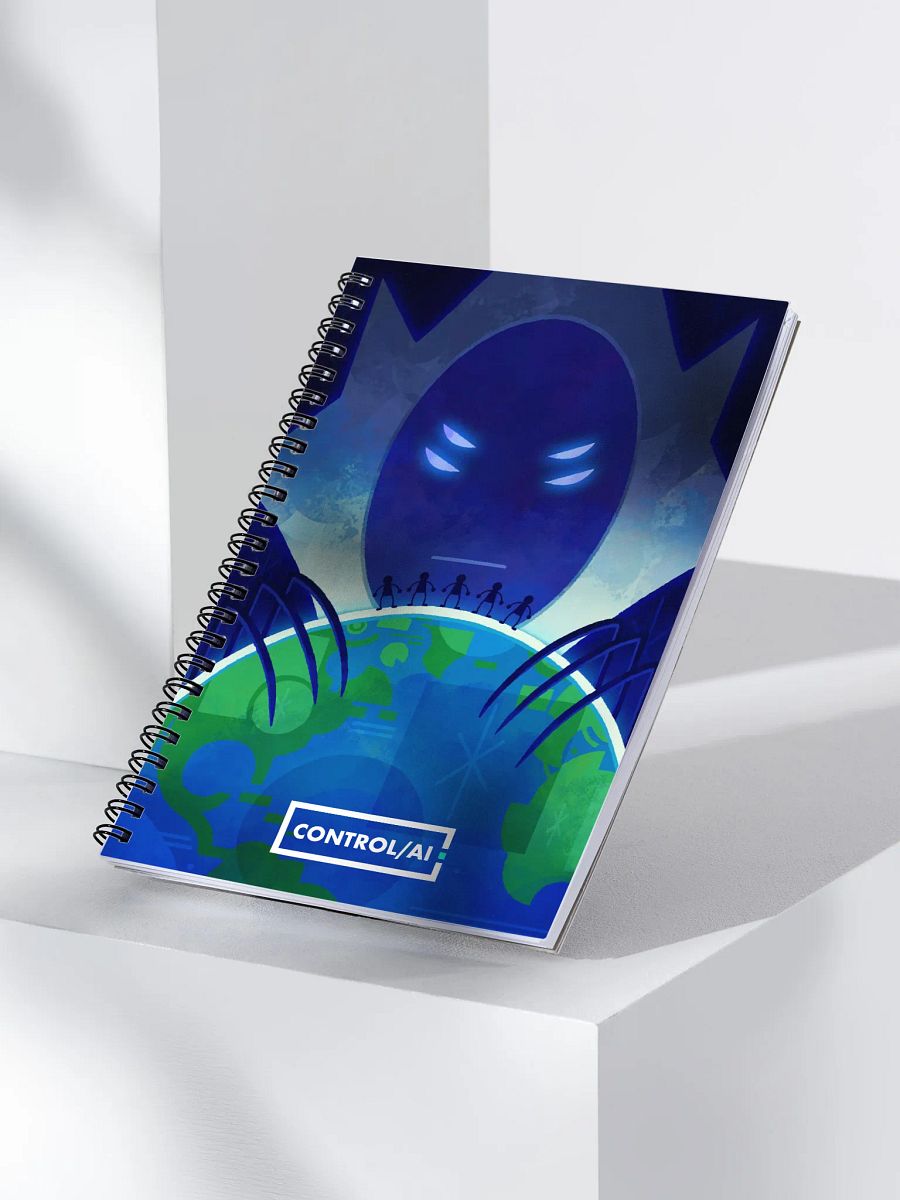 What if AI keeps getting smarter? Spiral Notebook product image (3)